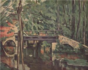 “The Bridge at Maincy” by Paul Cézanne  